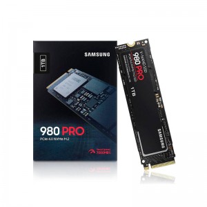 Samsung 980 Pro 1TB M.2 NVMe Internal SSD PCIe 4.0 - Up to 7000/5000Mb/s R/W
