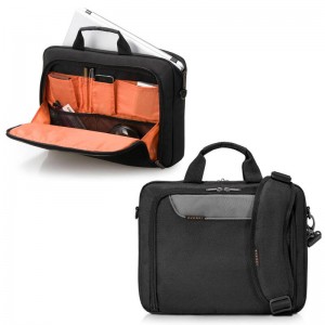 Everki Advance Briefcase 13"-14.1" Separate zippered accessory pocket