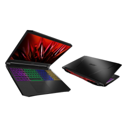 Acer Nitro 5 AN515-45-R3LJ 15.6" Full-HD 144Hz 72% NTSC AMD Ryzen 7 5800H RTX3080 64GB DDR4 6TB Dual-NVMe + SATA Slot 4xZone-RGB-Keyboard WebCam WiFi6