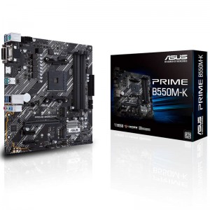 ASUS PRIME B550M-K MATX For AMD Ryzen 3rd Gen 5000 Series CPU 2XM.2, 4XDDR4 Dimm