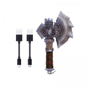 World Of Warcraft Durotan's Axe Charging/Lightning Cord/Cable iPod/iPhone/iPad