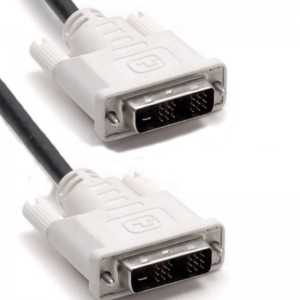 DVI-D Male to DVI-D 2M Cable (used, commercial grade, high qualitiy, 2 meter）