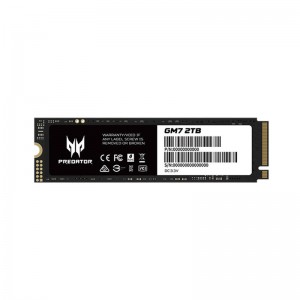 Acer Predator GM7 2TB Nvme PCIe 4.0 M.2 SSD - 7200 MB/S Read, 6300 MB/S Write