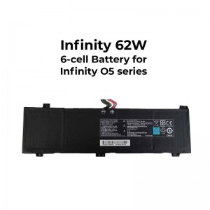 Original INFINITY O5 62W 6-CELL High-Capacity Battery laptops |  BATRGK7CP3-4101