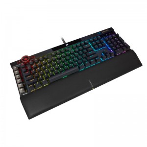 Corsair K100 RGB Optical Mechanical Gaming Keyboard - Cherry MX Speed (Silver)