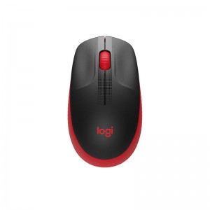 Logitech M190 Full Size Wireless Mouse - Red