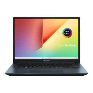 ASUS VivoBook Pro 14 OLED M3401QC-KM210W with ASUS VY249HE Monitor Bundle * 14" 2.8K 100%DCI-P3 R9-5900HX 16GB 512GB RTX3050 NumPad Cam Backlit 1.45Kg