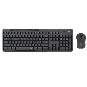 Logitech MK295 Silent Wireless Keyboard Mouse Combo - Black