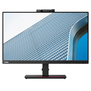 Lenovo ThinkVision T24v-20 61FCMAR6AU 23.8" Full HD 1920x1080 IPS Monitor, Height Adjustable, Built-in Mic + Speakers IR Webcam Windows Hello support