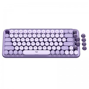 Logitech POP Keys Wireless Mechanical Keyboard - Lavender