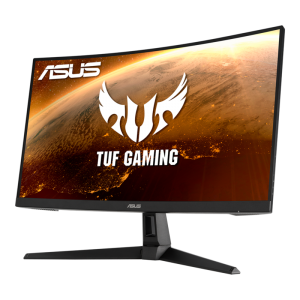 ASUS TUF Gaming VG27VH1B 27" FHD 144-165Hz 1ms MPRT 90%DCI-P3 AdaptiveSync FreeSync Premium Flicker-free Low Motion Blur Curved Monitor w/ Speakers