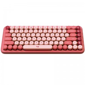 Logitech POP Keys Wireless Mechanical Keyboard - Heartbeaker.Rose (920-010579)