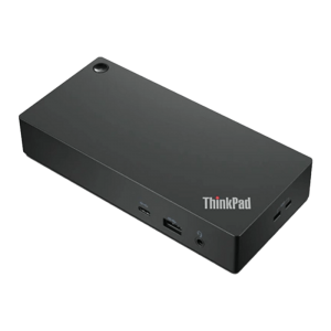 Lenovo ThinkPad Universal USB-C Dock 40AY0090AU w/ Power Adapter. 65W-100W PD, 2x DisplayPort 4K@60Hz, HDMI 4K@30Hz, USB-C, RJ45, 3.5mm Audio RRP $399