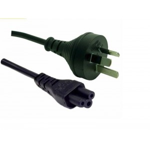 Aus/New Zealand Standard 3-pin AS/NZS 3112 to IEC C5 Power Cord / Lead