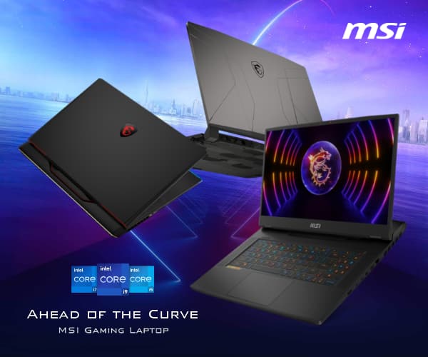 All new 2023 MSI Gaming Laptop where tech meets aesthetic