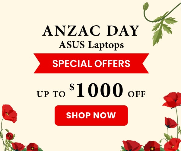 ANZAC Day ASUS Laptops Special Offers